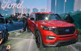 Ford Explorer at Ford booth, Detroit motor show 2019