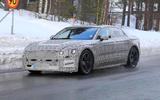 Jaguar XJ latest spyshot front