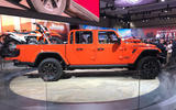 Jeep Gladiator LA motor show reveal - stand side