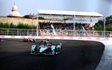 Formula E Jakarta Jaguar on track