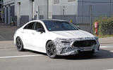 Mercedes Benz CLA 2023 protoype front quarter white