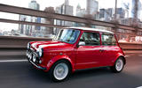 Classic Mini Electric revealed in New York to emphasise brand's EV plans