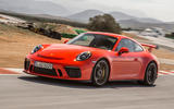 Porsche 911 GT3 on track - front