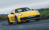 porsche 911 carerra t review 2023 01 cornering front