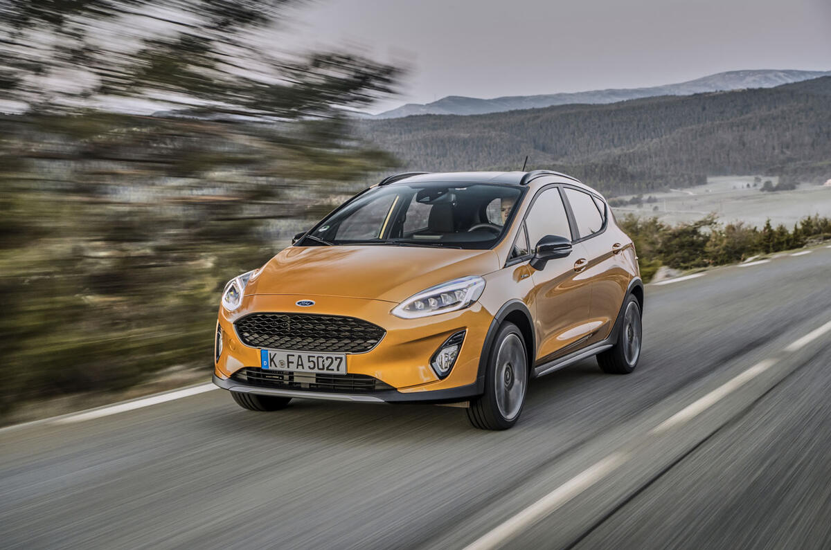 Ford Fiesta Active 2018 road test review hero front