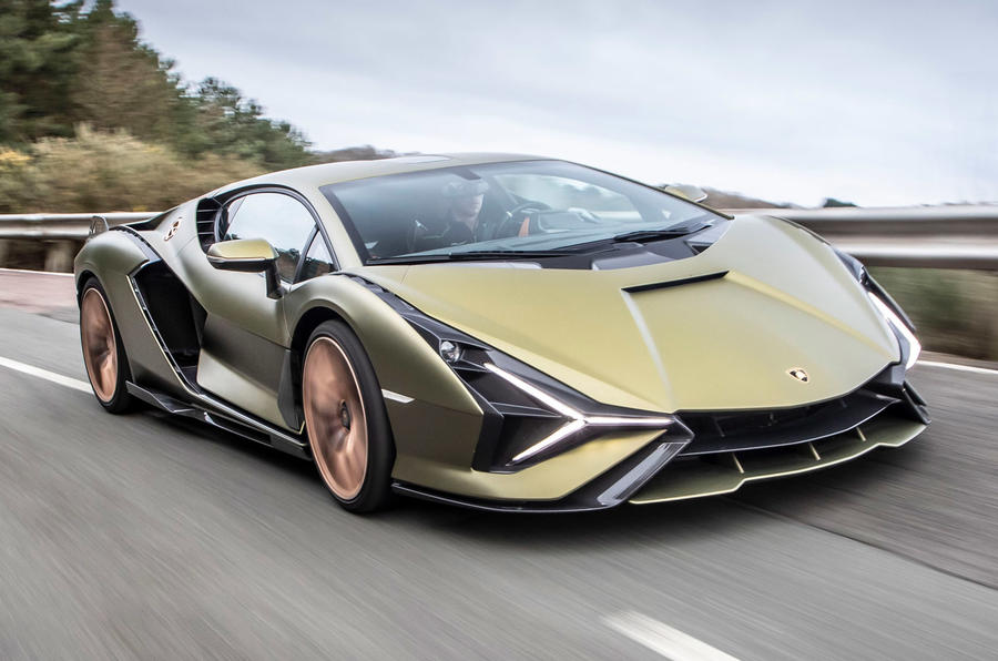 1 lamborghini sian 2021 uk first drive review hero front