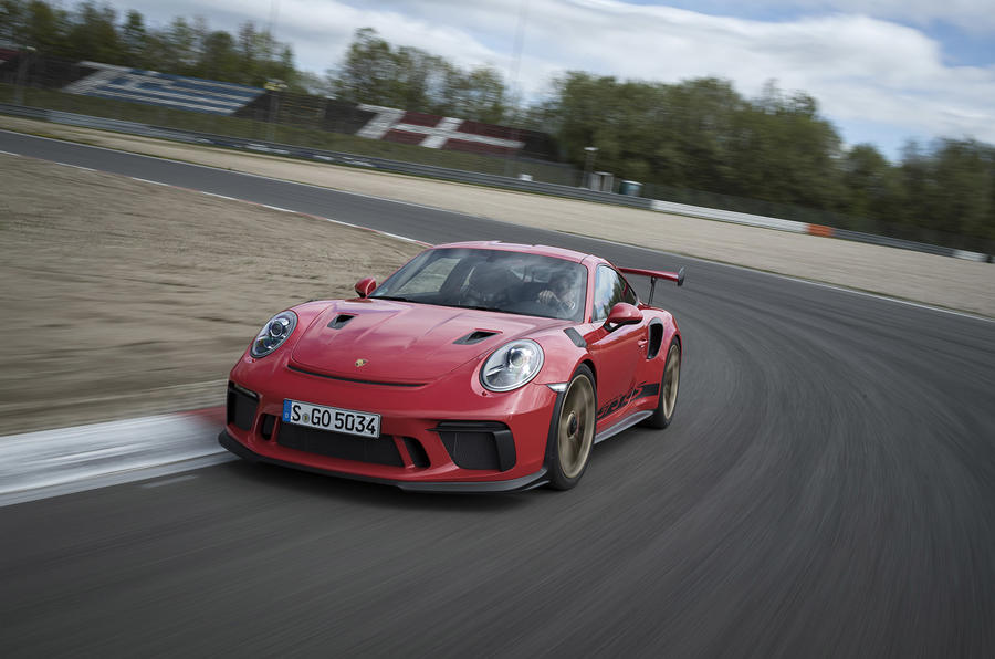 Porsche 911 GT3 RS 2018 review hero front