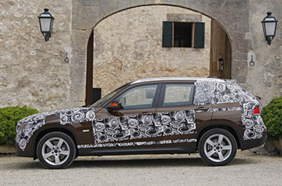 BMW X1 xDrive23d prototype side profile