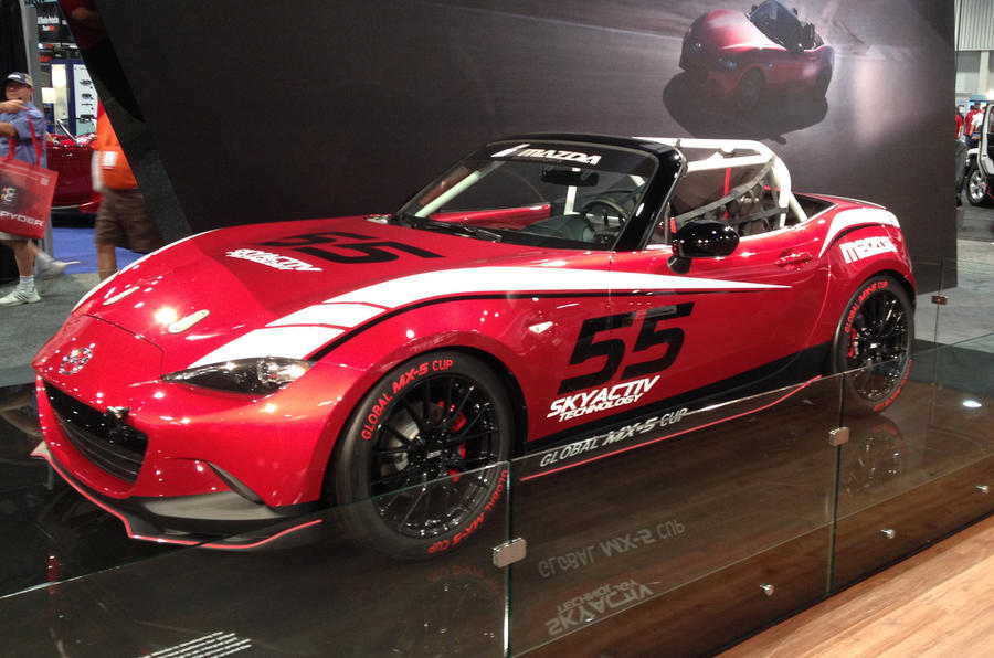 SEMA 2014 - new Mazda MX-5 Global Cup racer