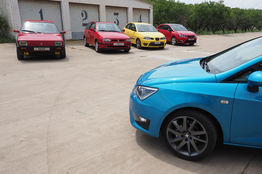 Driving Seat&#039;s historic Ibiza models