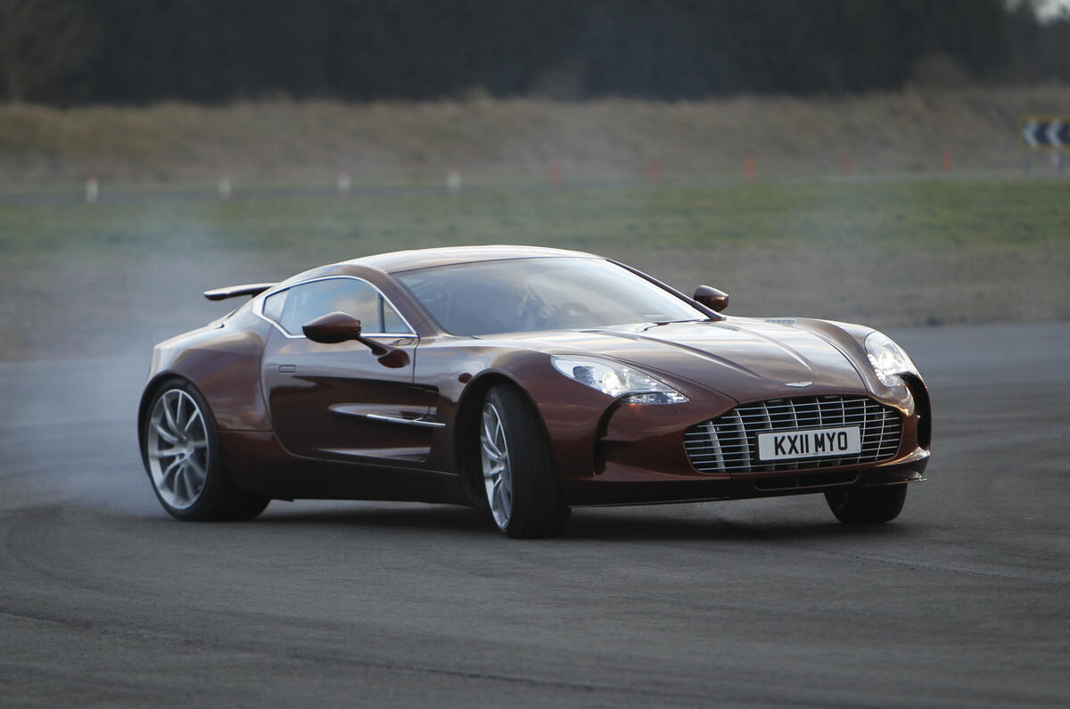 Aston Martin One-77: Riding shotgun