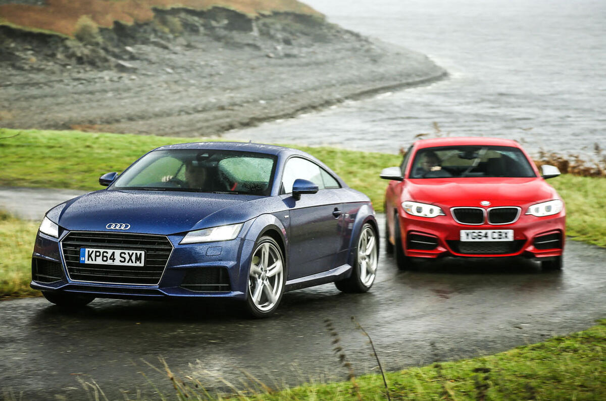 Comparison: new Audi TT versus BMW M235i