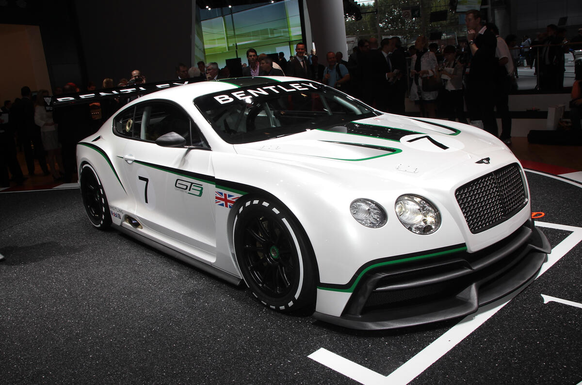 Paris motor show 2012: Bentley Continental GT3