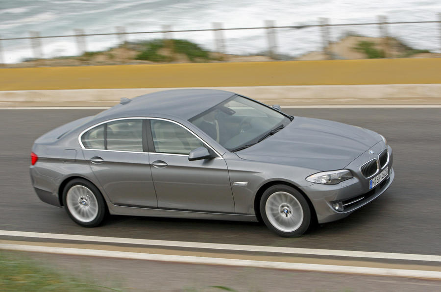 New BMW 5-series on video