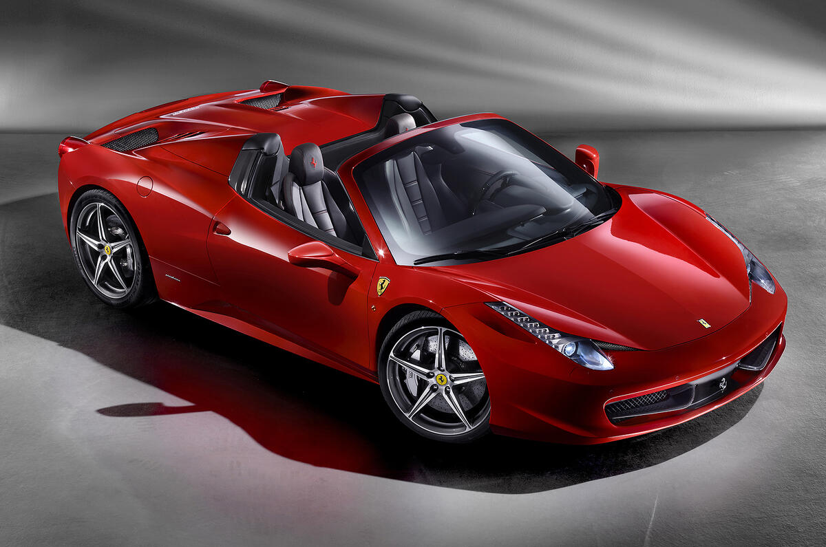 Frankfurt show: Ferrari 458 Spider