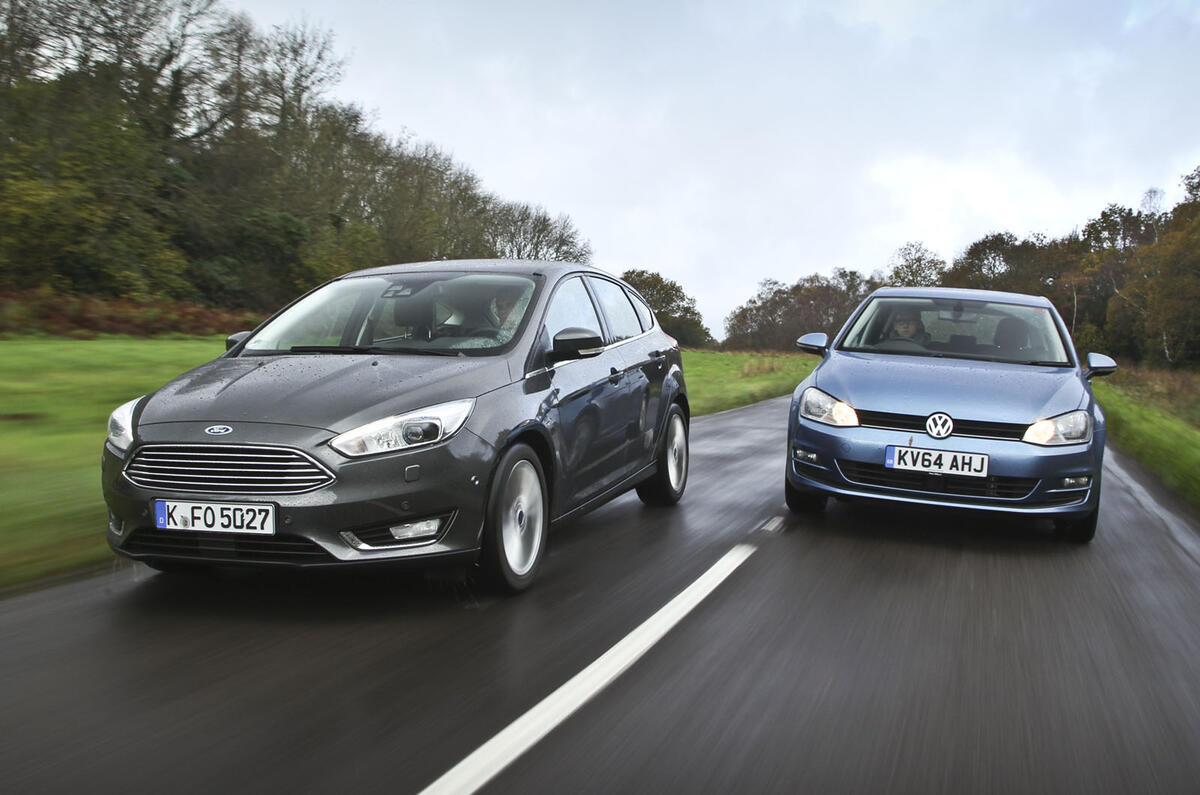 Comparison: Ford Focus versus Volkswagen Golf