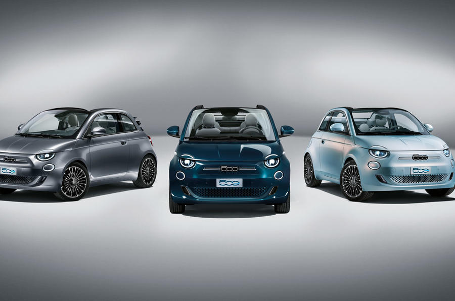 Fiat 500 electric official reveal - three models