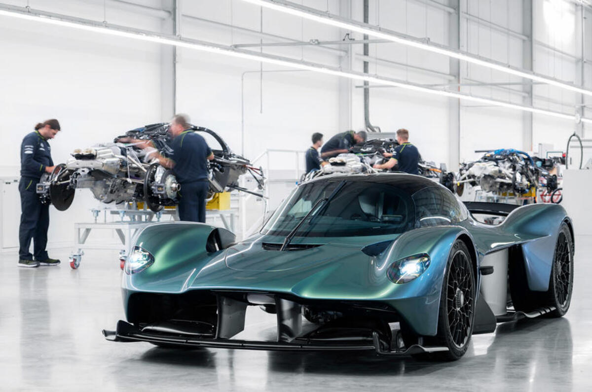 Aston Martin valkyrie first customer car front static