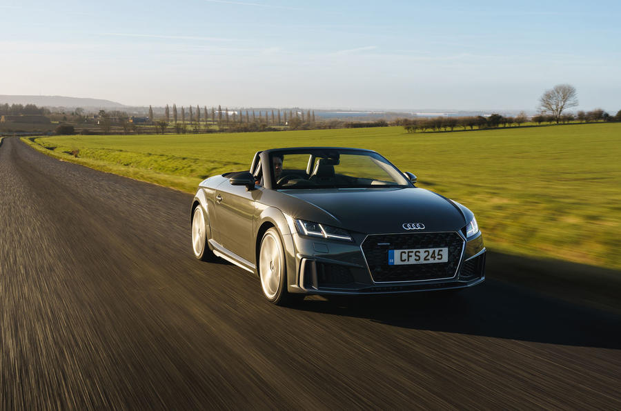 Audi TT Roadster 2019 UK first drive review - hero front