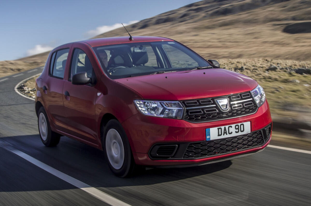 Dacia Sandero 2019 UK first drive review - hero front