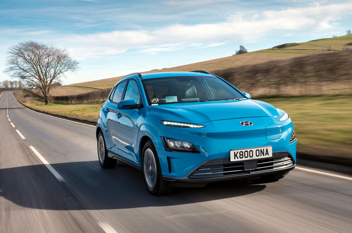 1 Hyundai Kona Electric 2022 UK first drive review lead