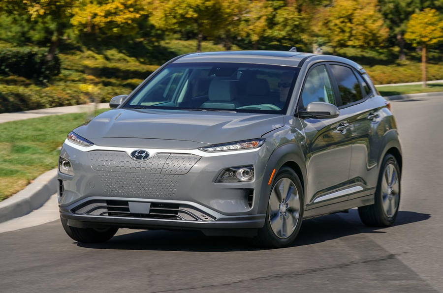 Hyundai Kona Electric 2018 first drive review hero front