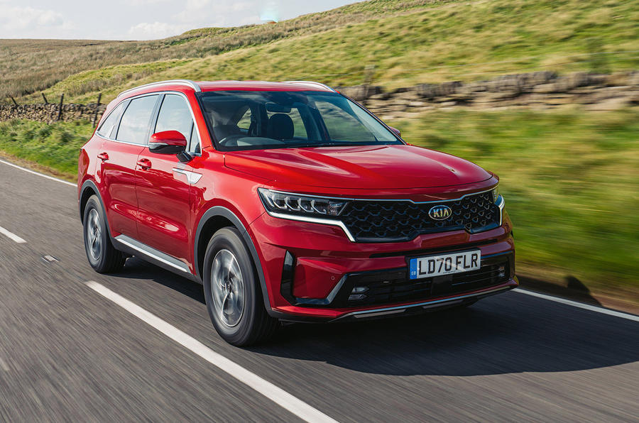 Kia Sorento hybrid 2020 UK first drive review - hero front