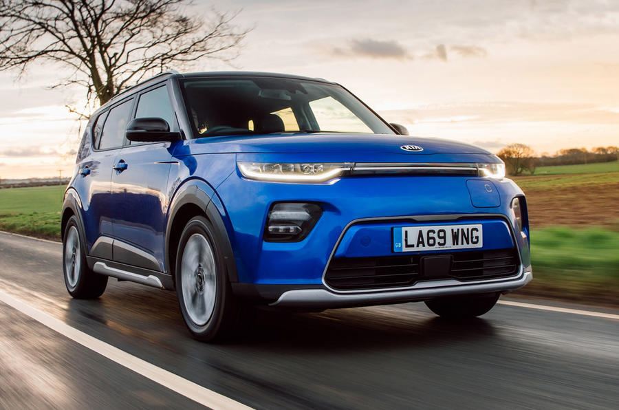 Kia Soul EV 2020 UK first drive review - hero front