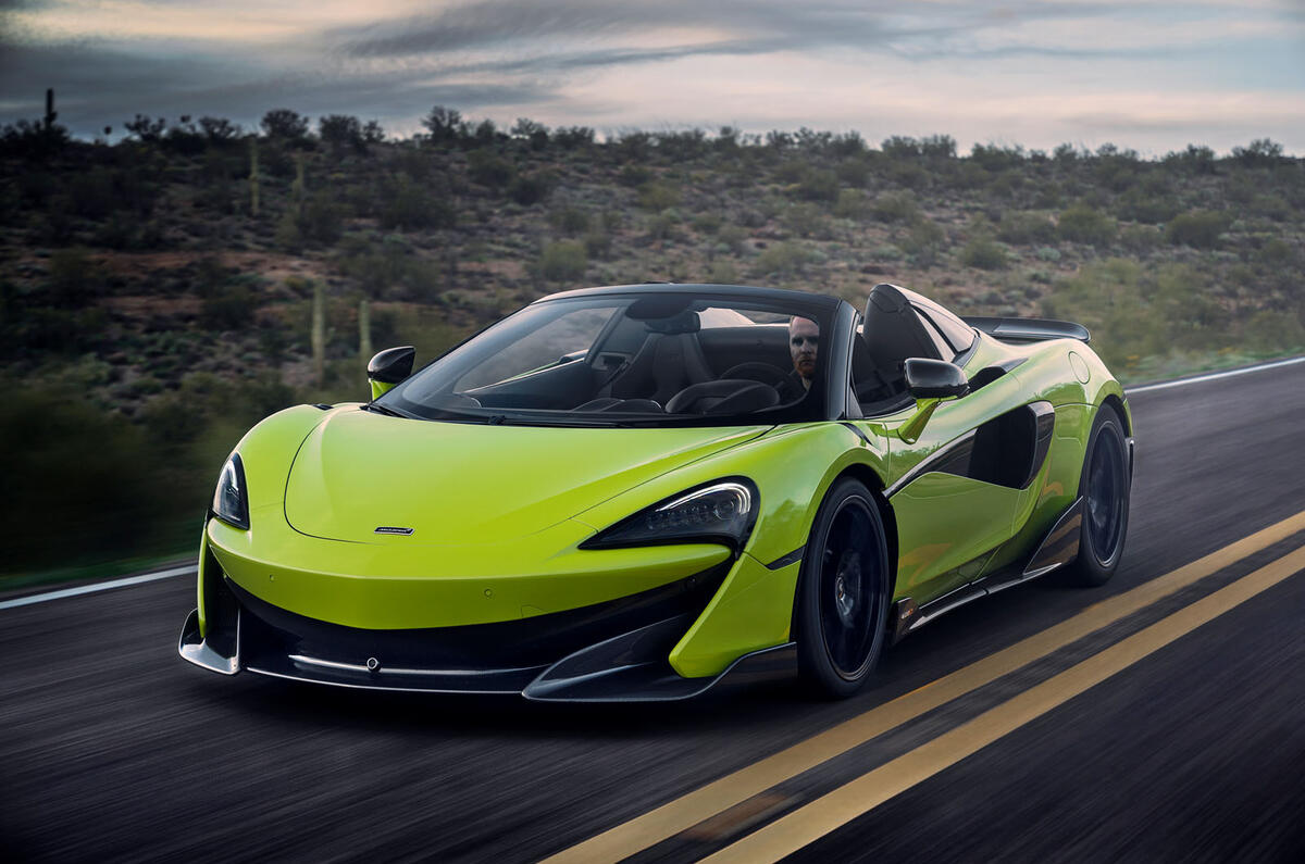 McLaren 600LT Spider 2019 first drive review - hero front