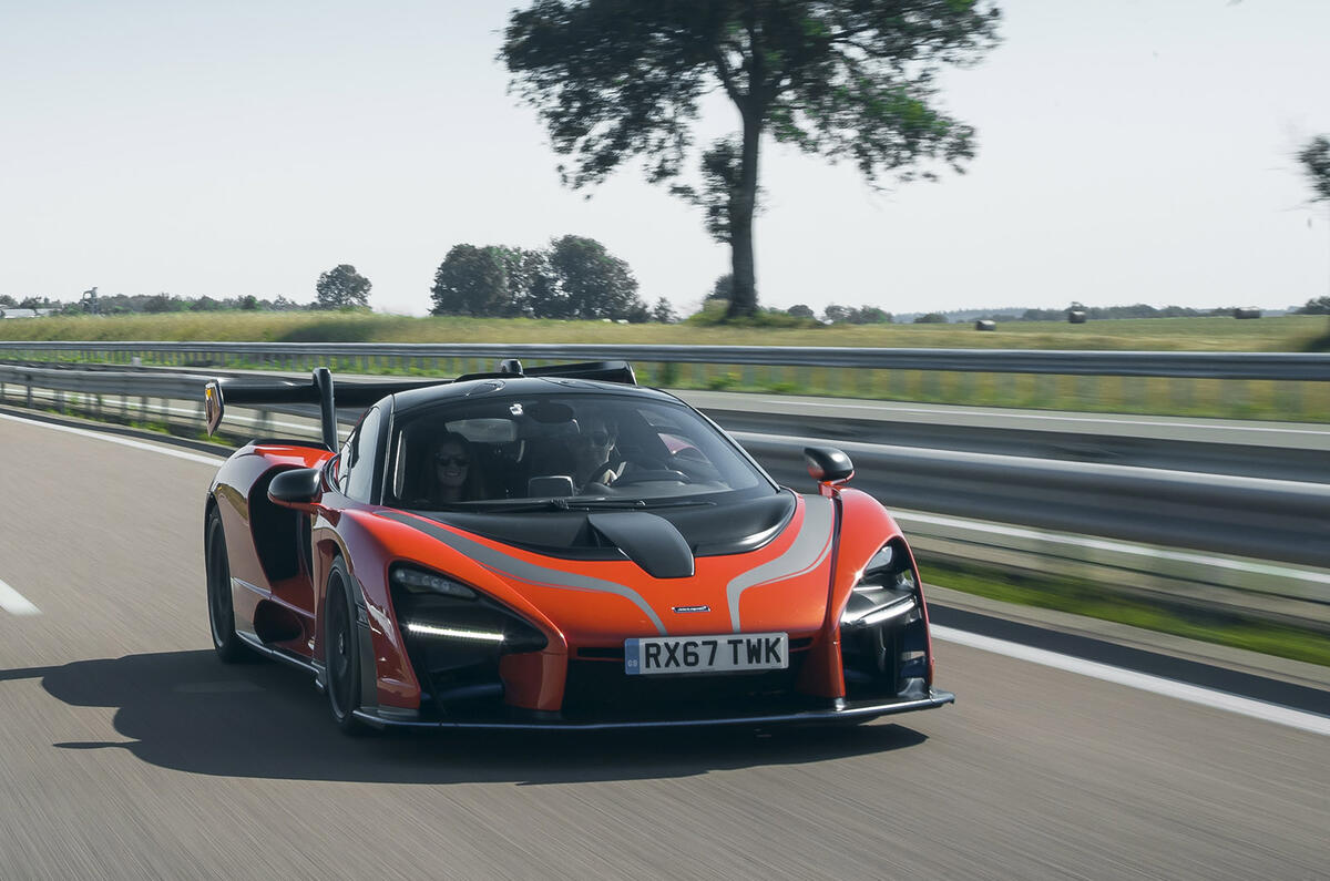 McLaren Senna 2018 UK first drive review hero front