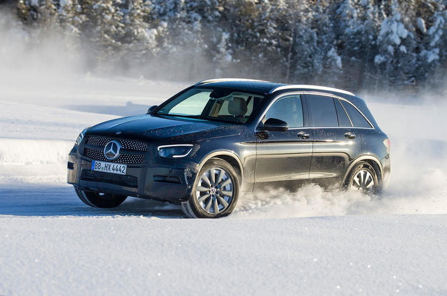 Mercedes-Benz GLC 300 2019 prototype drive - hero front