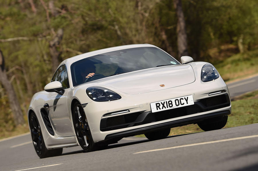 Porsche 718 Cayman GTS 2018 UK review hero front