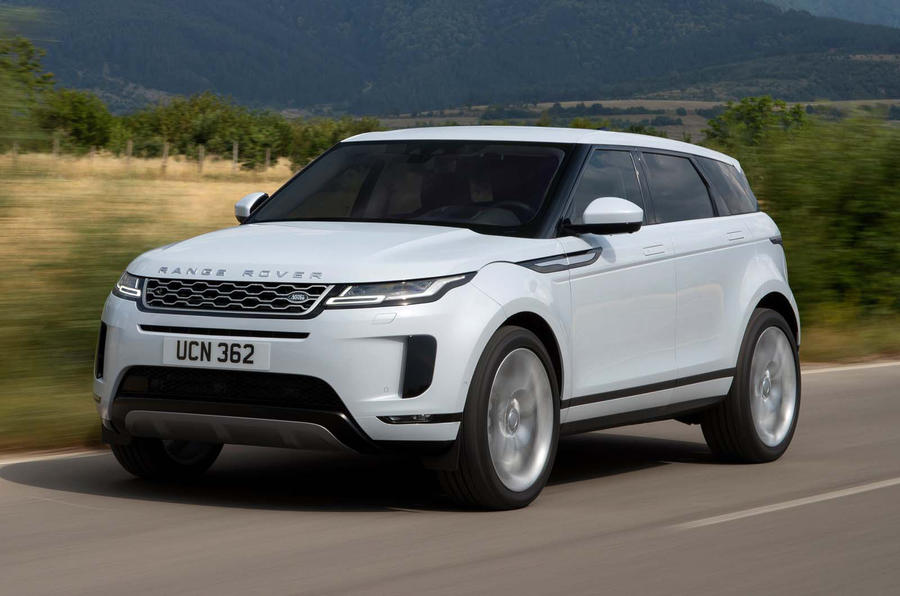 Range Rover Evoque 2019 official reveal - hero front