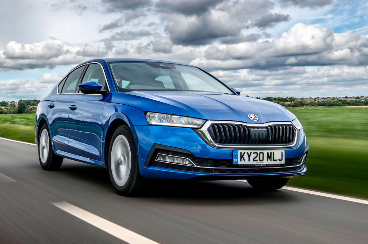 Skoda Octavia hatchback 2020 UK first drive review - hero front