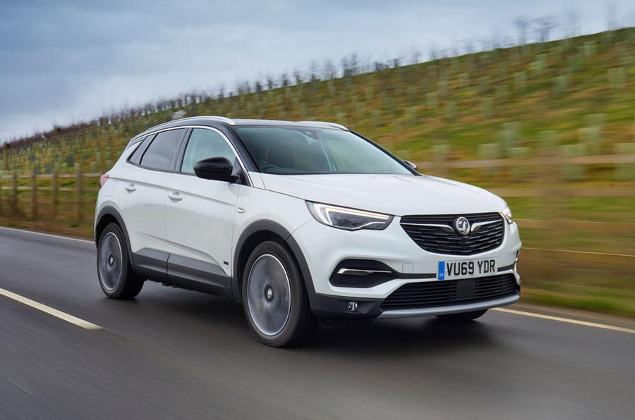 Vauxhall Grandland X Hybrid4 2020 UK first drive review - hero front