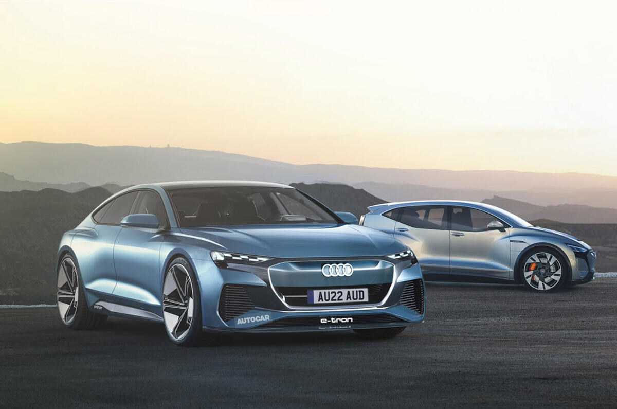 Audi A9 E-tron render - static front