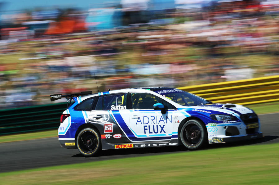 Subaru Levorg racer Ashley Sutton secures two wins at Croft