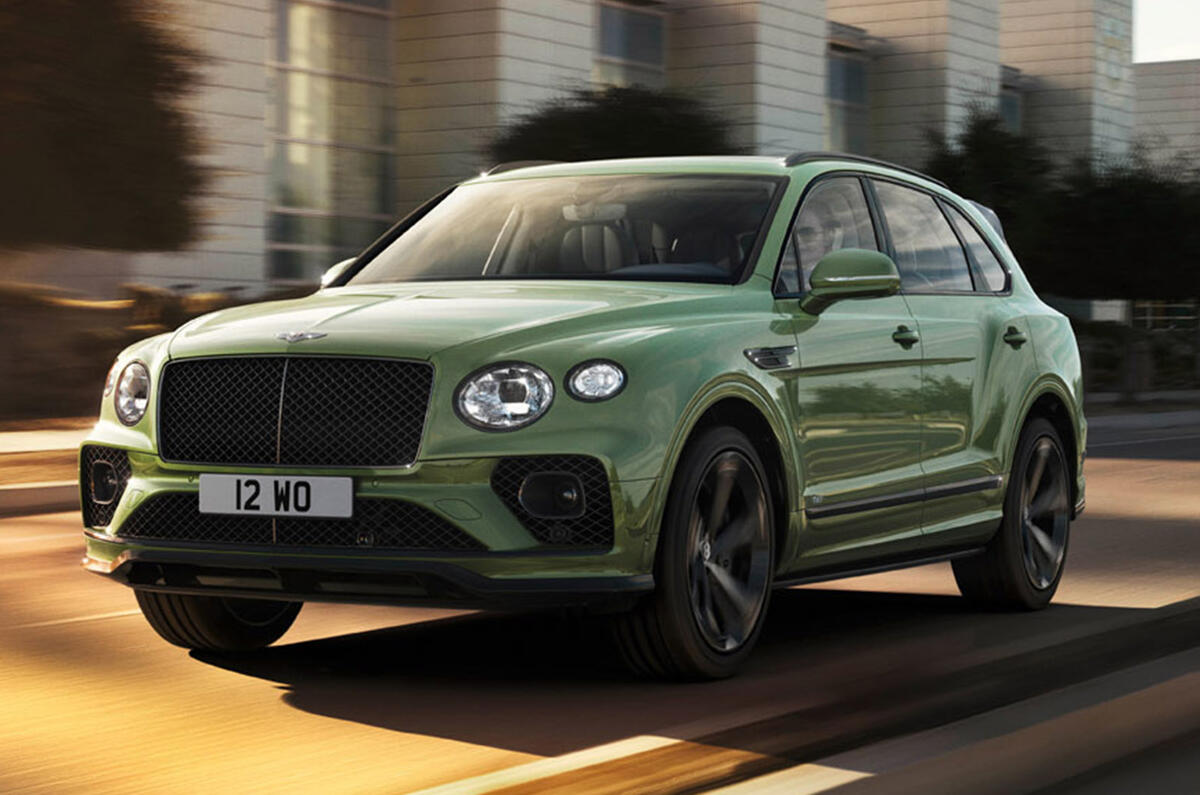 Bentley Bentayga facelift - hero front