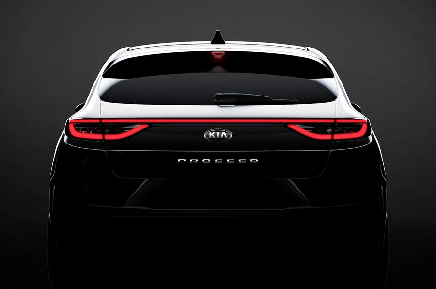 Kia Proceed: shooting brake rear revealed as Paris debut approaches