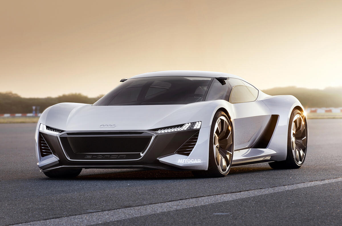 Electric Audi R8 - render