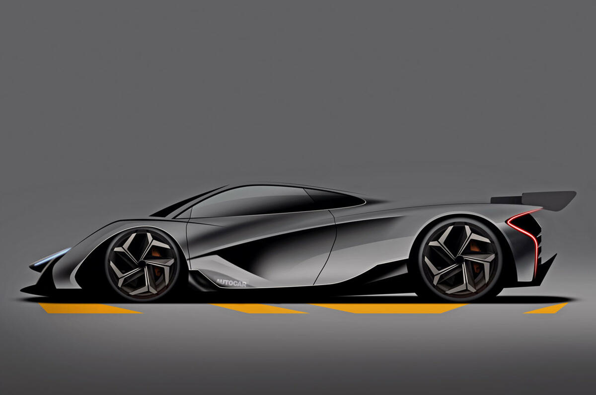 McLaren son of P1 render 2024 - static side