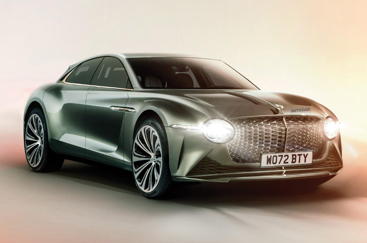 Bentley EV render