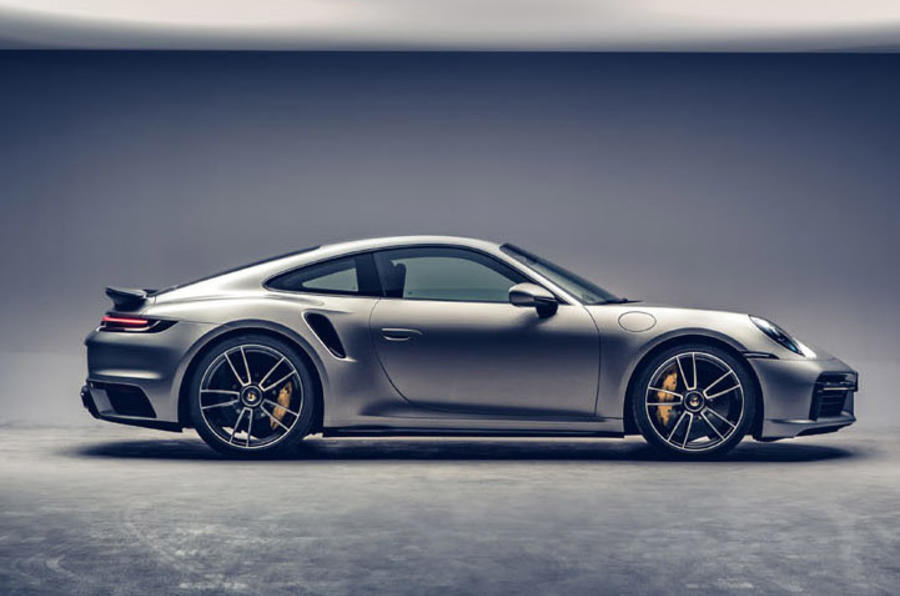 Porsche 911 Turbo S 2020 official images - side