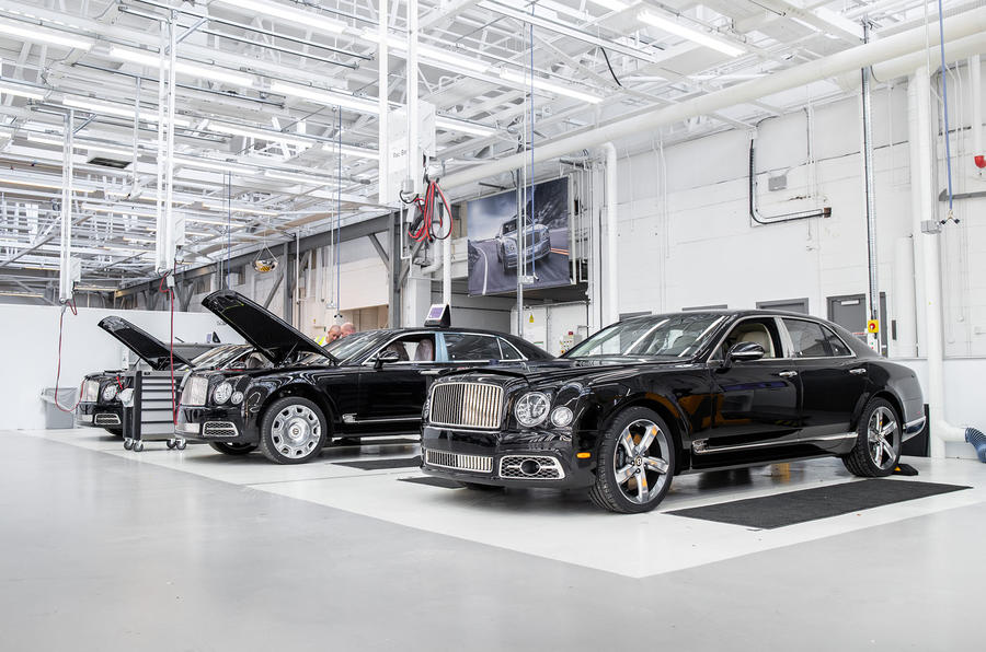 Bentley Mulsanne production line - Crewe