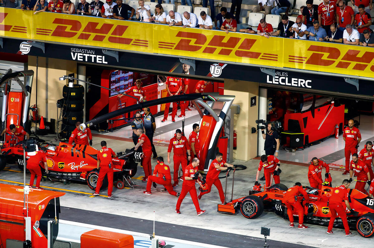 Ferrari F1 pit stop