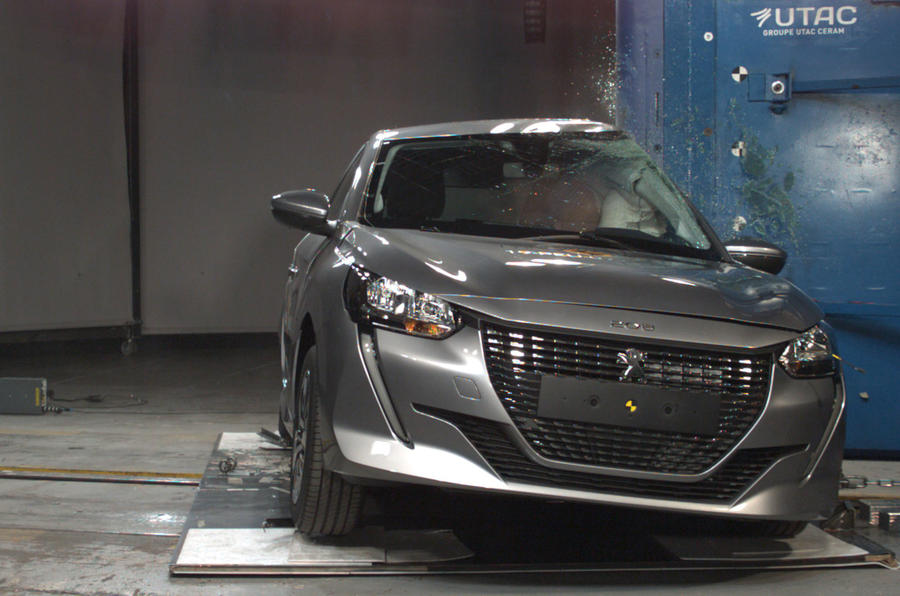 Euro NCAP crash test October 2019 - Peugeot 208