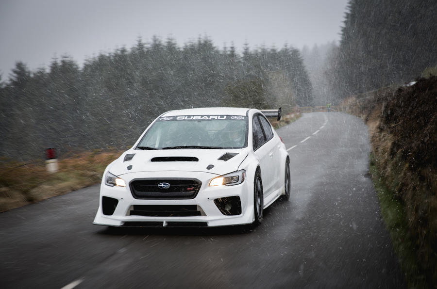 Subaru WRX STI Prodrive Isle of Man TT car