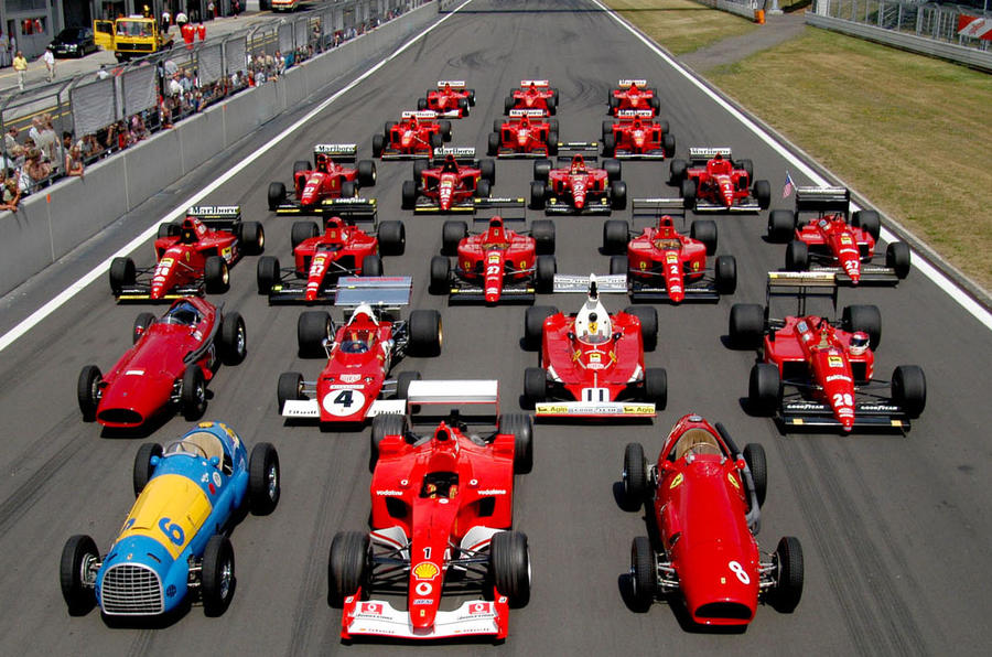 70 years of Formula One - decades of Ferrari