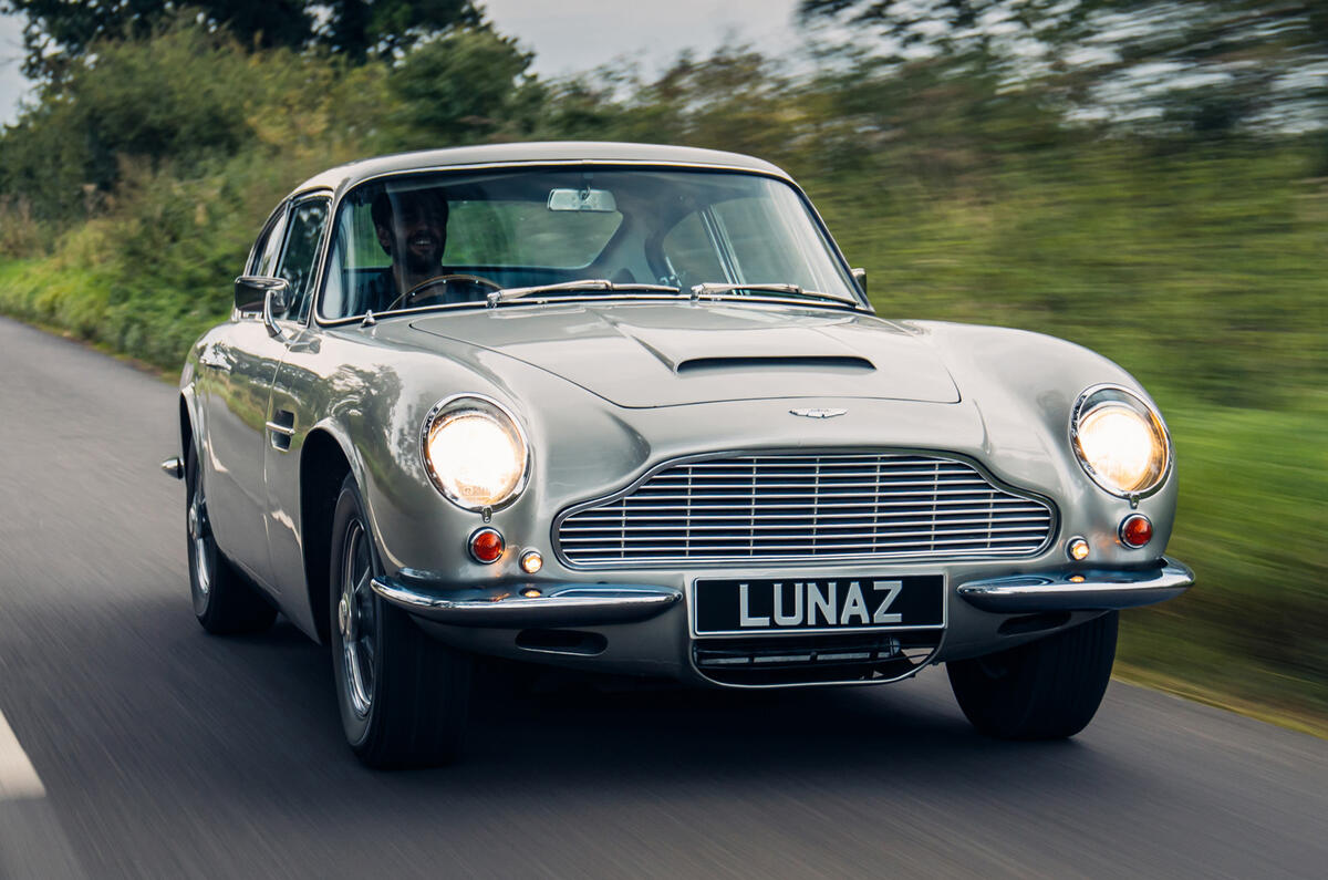 99 Aston Martin DB6 Lunaz EV conversion offical images lead