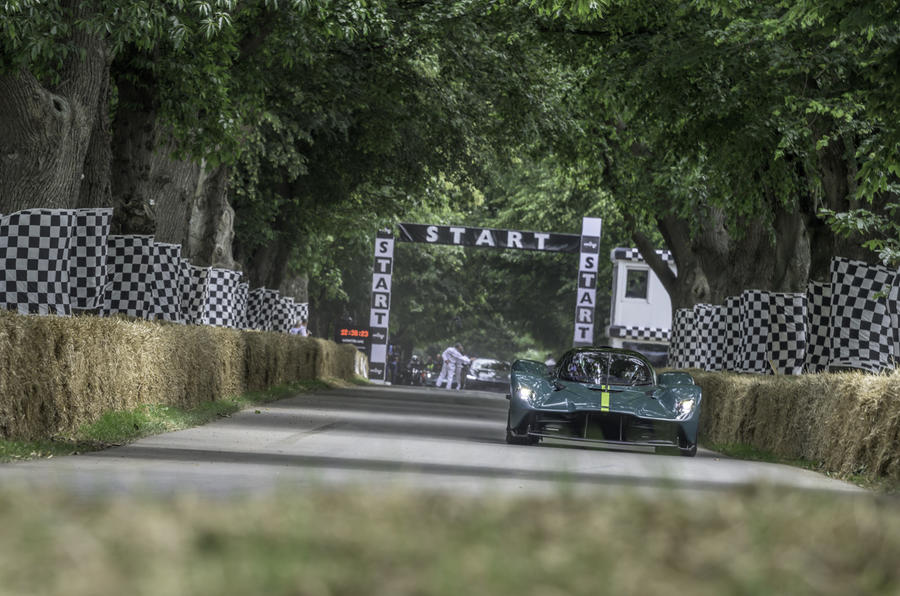 99 Aston Valkyrie 2021 Goodwood nose